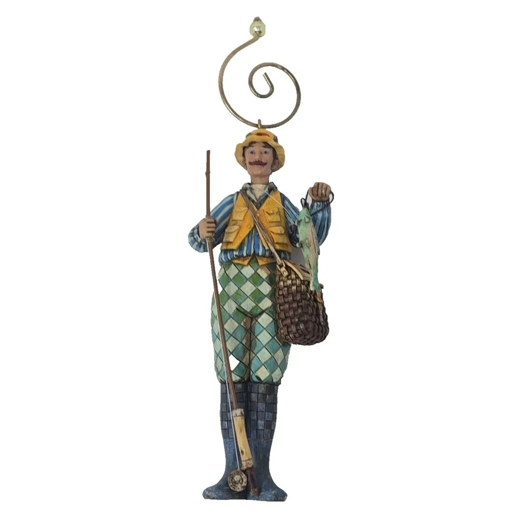 Jim Shore Heartwood Creek Good Day‎ Fly Fisherman Figurine 5